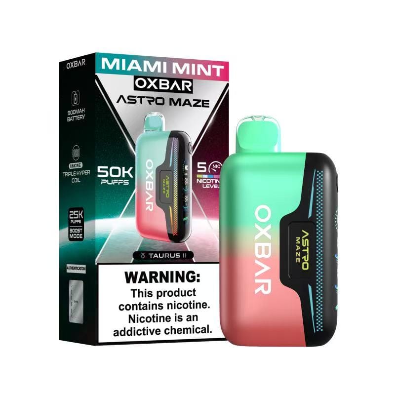 OXBAR Disposable Vape OXBAR ASTRO MAZE 50K NIC Control Disposable Vape (5%, 50000 Puffs)