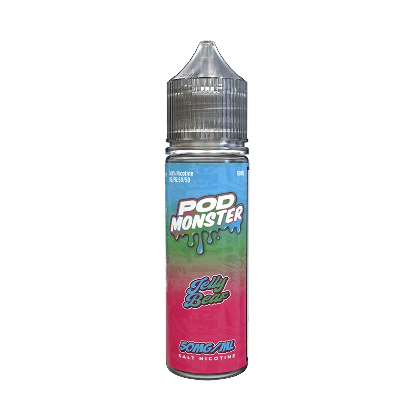 Pod monster salts jelly bear synthetic vape juice 60ml 50mg