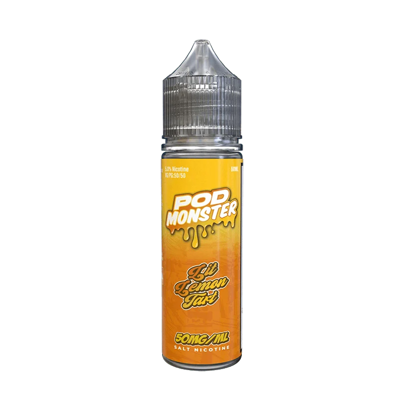 Monster Vape Labs Juice 50MG Pod Monster Salts Lit Lemon Tart Synthetic Vape Juice 60ml