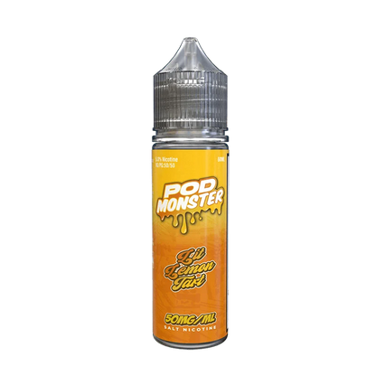 Monster Vape Labs Juice 50MG Pod Monster Salts Lit Lemon Tart Synthetic Vape Juice 60ml