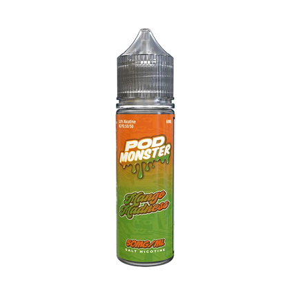 Monster Vape Labs Juice 50MG Pod Monster Salts Mango Madness Synthetic Vape Juice 60ml