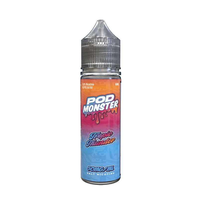 Monster Vape Labs Juice 50MG Pod Monster Salts Tropical Thunder  Synthetic Vape Juice 60ml
