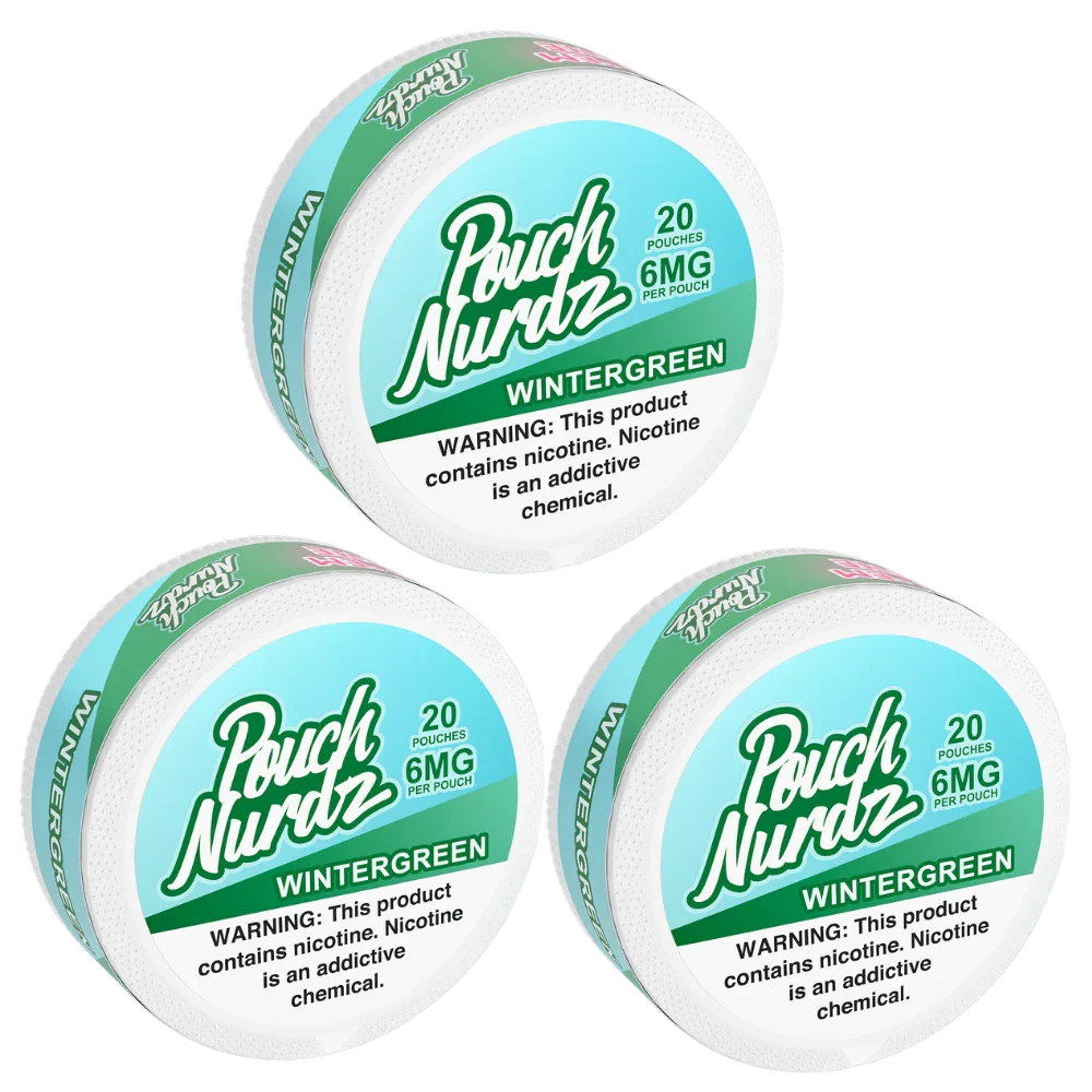 Pouch Nurdz Nicotine Pouches - Wintergreen