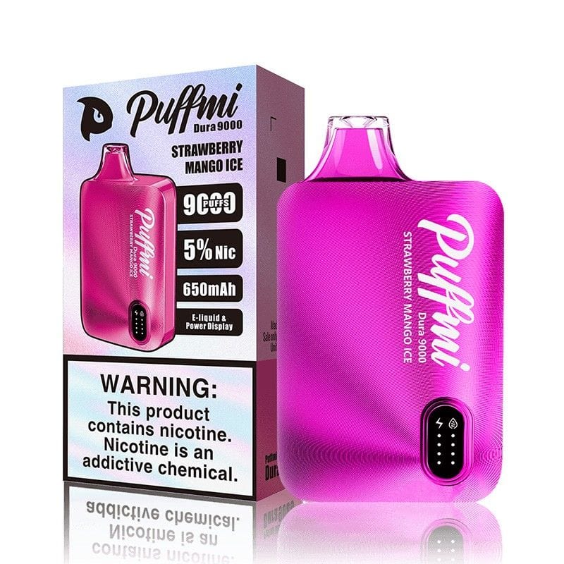 Puffmi Disposable Vape Strawberry Mango Ice Puffmi Dura Disposable Vape (5%, 9000 Puffs)