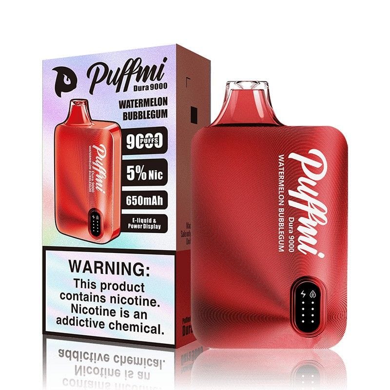 Puffmi Disposable Vape Watermelon Bubblegum Puffmi Dura Disposable Vape (5%, 9000 Puffs)
