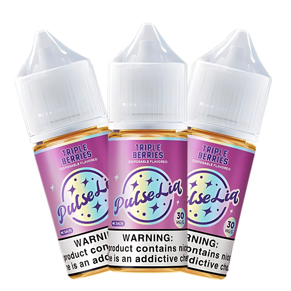Pulse Liq Nic Salt Vape Juice Triple Berries 30ml (Sale)