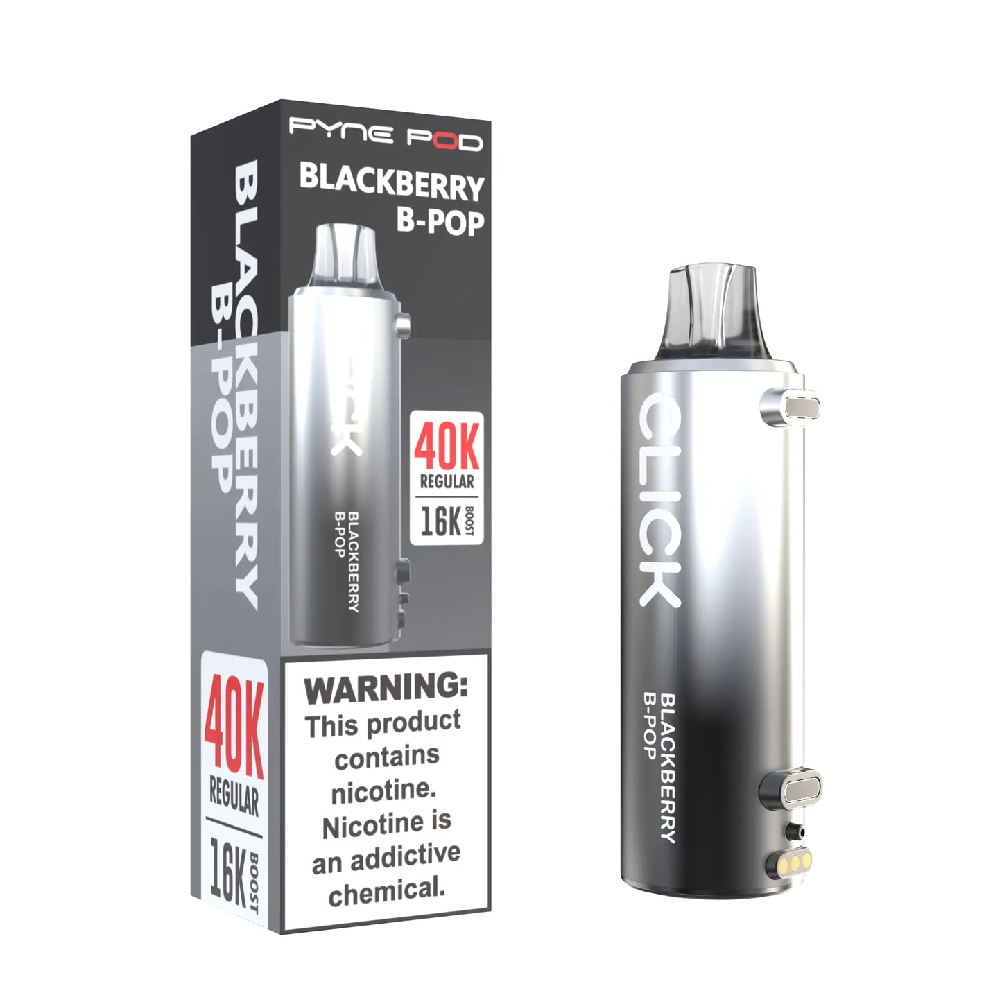 Pyne Pod Click 40K Disposable Vape Pod (Requires Kit For Use)