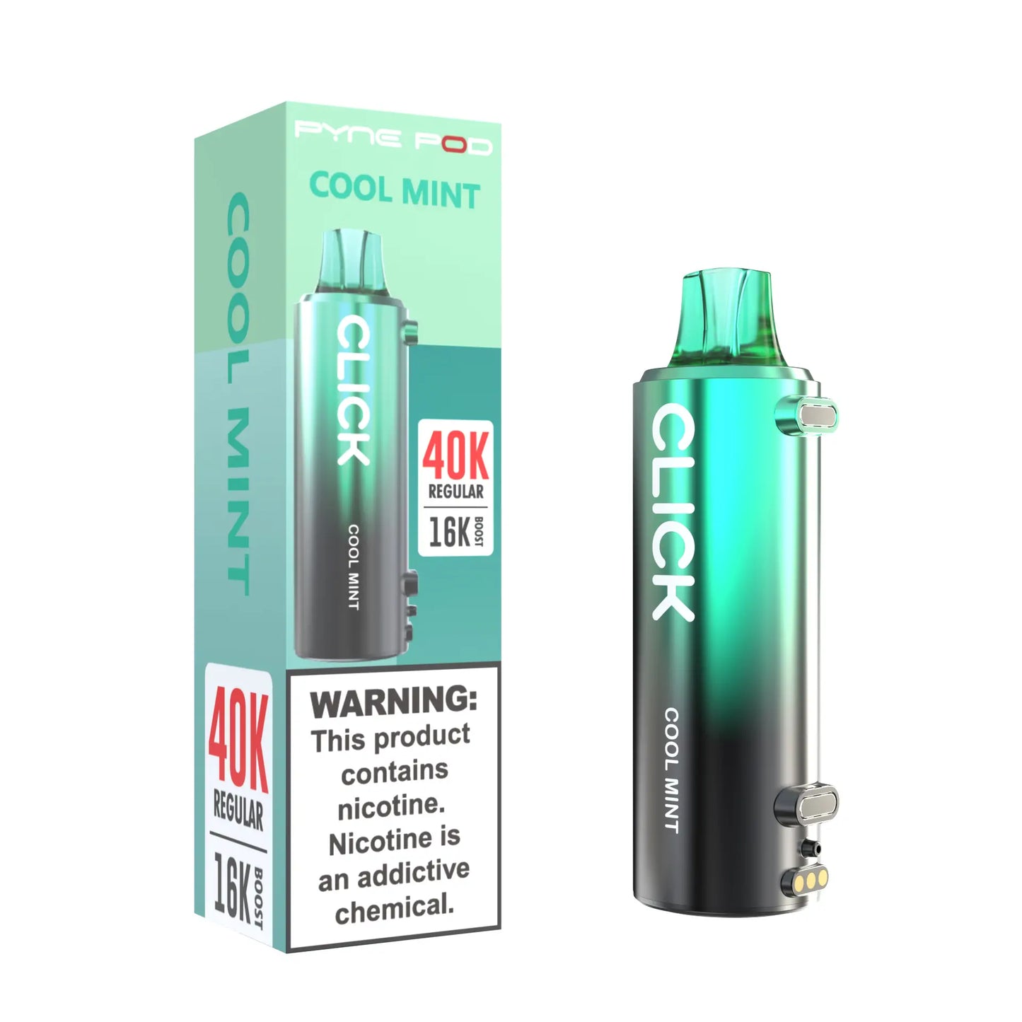 Pyne Pod Click 40K Disposable Vape Pod (Requires Kit For Use)