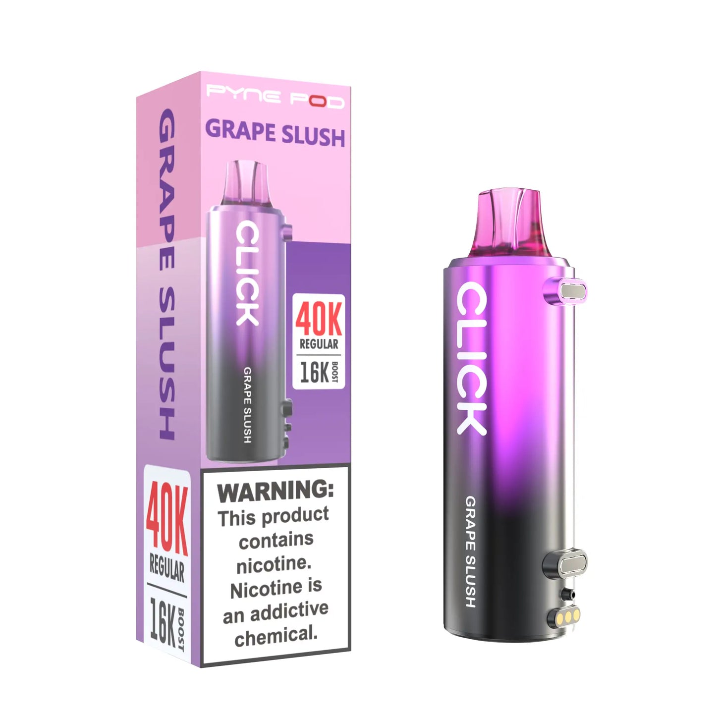 Pyne Pod Click 40K Disposable Vape Pod (Requires Kit For Use)