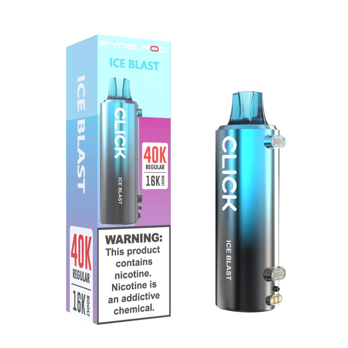 Pyne Pod Click 40K Disposable Vape Pod (Requires Kit For Use)
