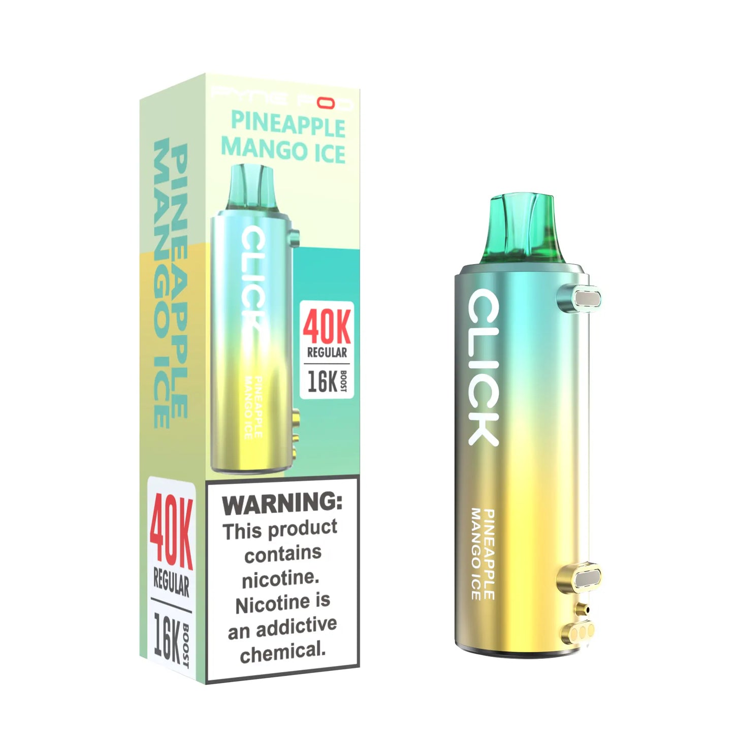 Pyne Pod Click 40K Disposable Vape Pod (Requires Kit For Use)