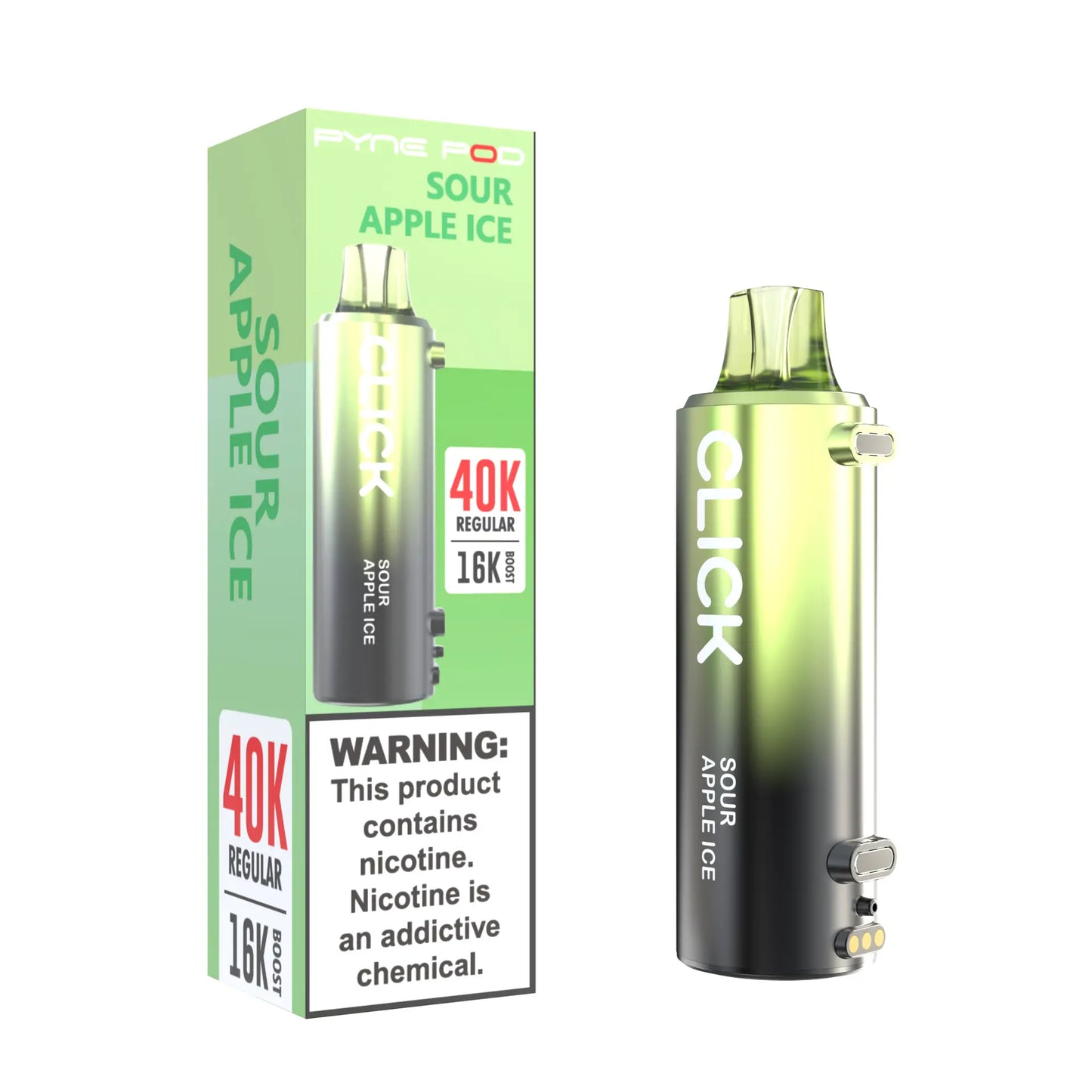 Pyne Pod Click 40K Disposable Vape Pod (Requires Kit For Use)