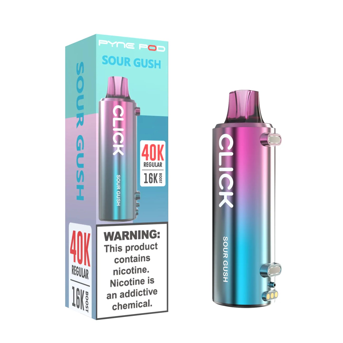 Pyne Pod Click 40K Disposable Vape Pod (Requires Kit For Use)