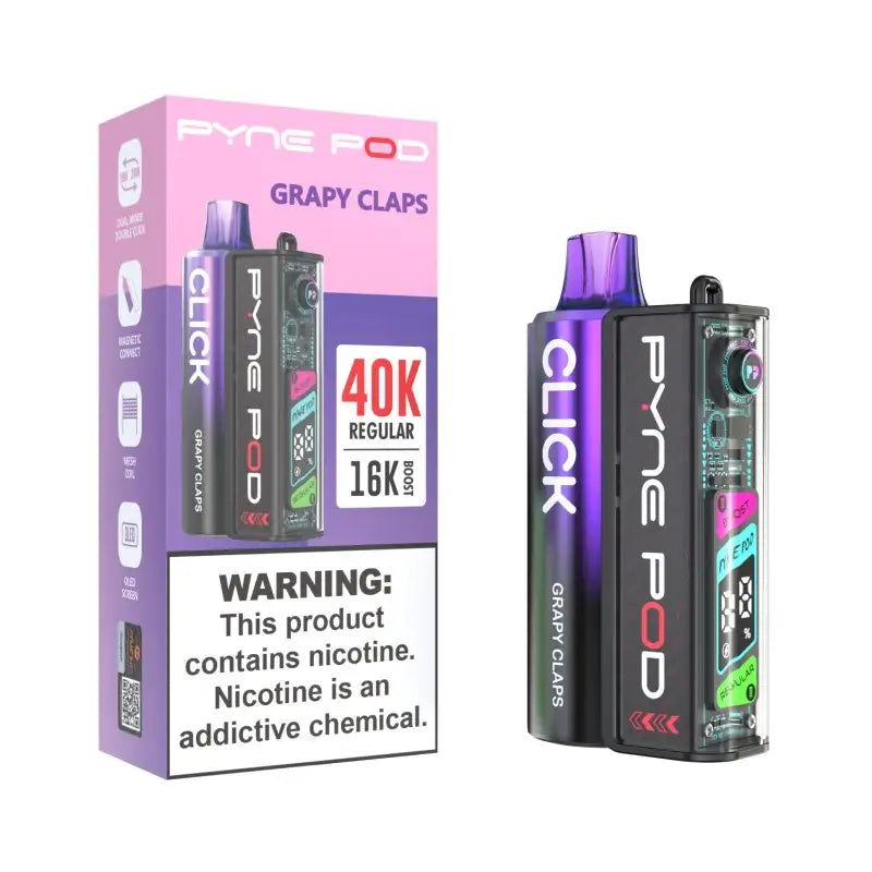 Pyne Pod Disposable Vape Pyne Pod Click 40K Disposable Vape Kit (5%, 40000 Puffs)