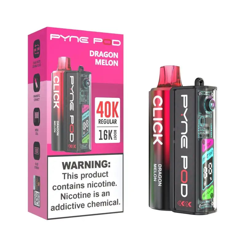 Pyne Pod Disposable Vape Pyne Pod Click 40K Disposable Vape Kit (5%, 40000 Puffs)