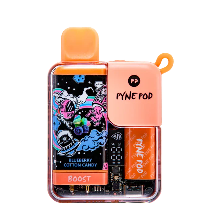 Pyne pod boost disposable blueberry cotton candy