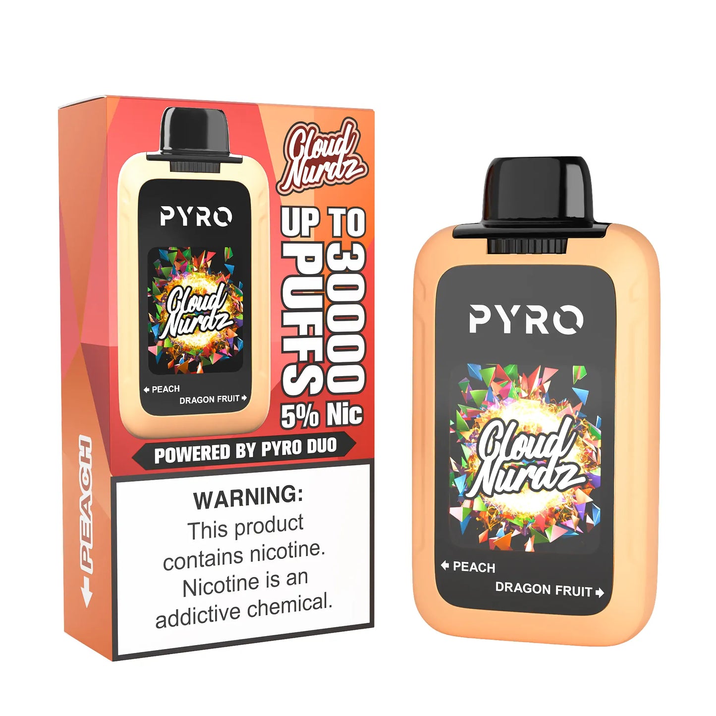 Pyro Duo x Cloud Nurdz 30K Disposable Vape