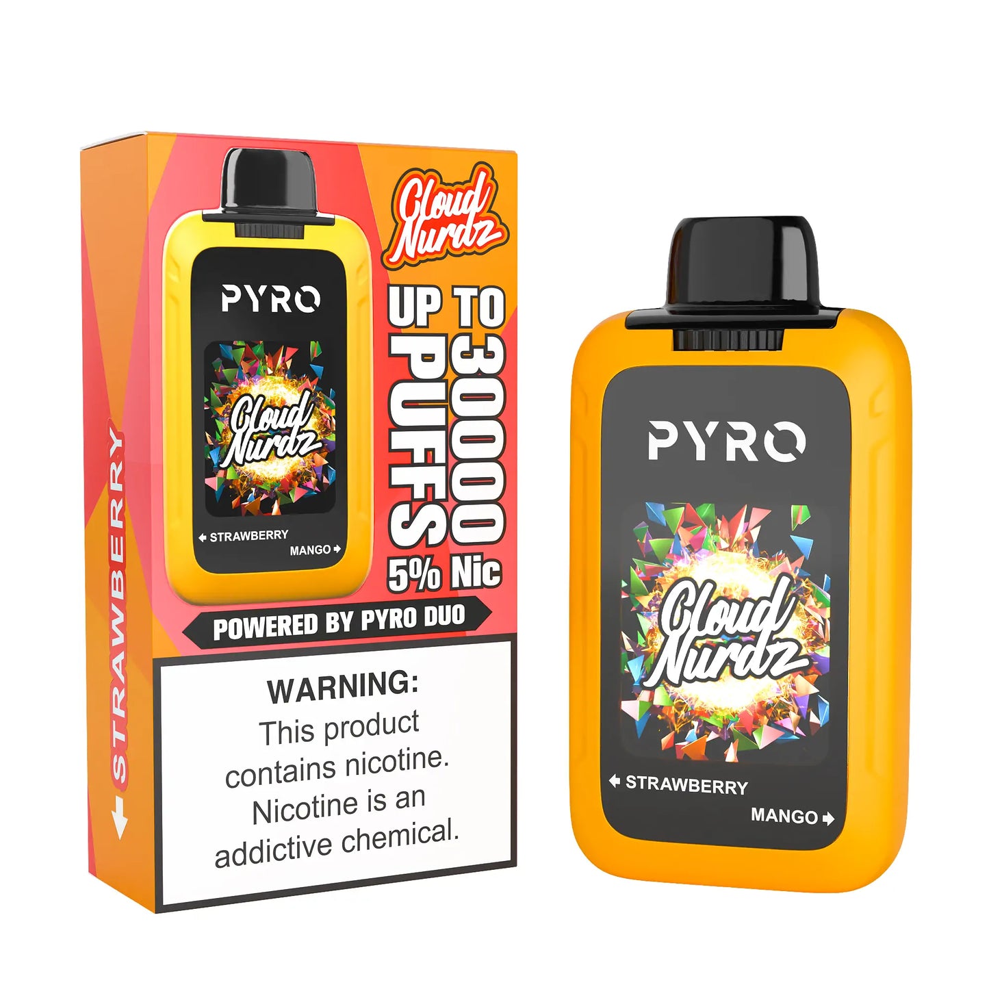Pyro Duo x Cloud Nurdz 30K Disposable Vape