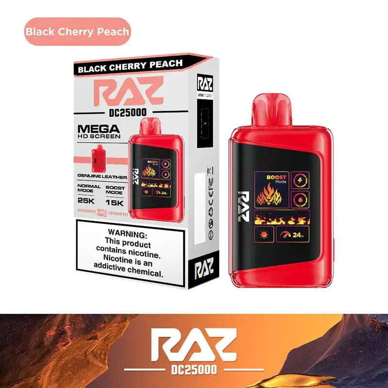RAZ Disposable Vape Black Cherry Peach RAZ DC25000 Disposable Vape (5%, 25000 Puffs)
