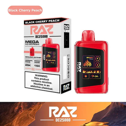 RAZ Disposable Vape Black Cherry Peach RAZ DC25000 Disposable Vape (5%, 25000 Puffs)