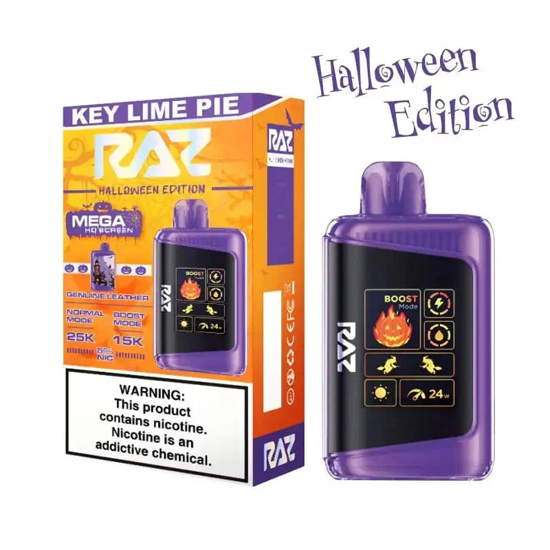 RAZ Disposable Vape Halloween Edition Key Lime Pie (New LTX Package) RAZ DC25000 Disposable Vape (5%, 25000 Puffs)