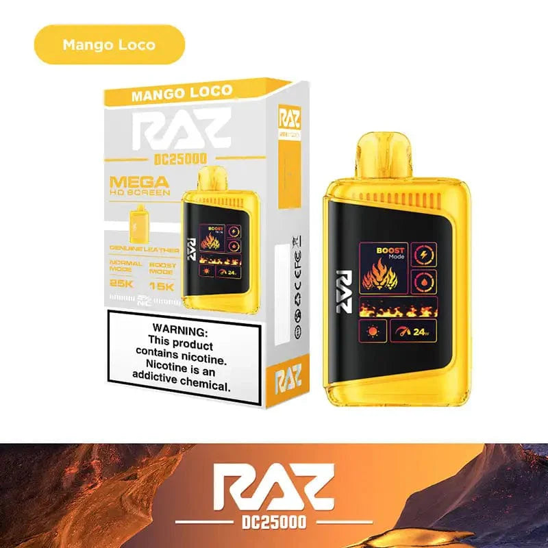 RAZ Disposable Vape Mango Loco RAZ DC25000 Disposable Vape (5%, 25000 Puffs)