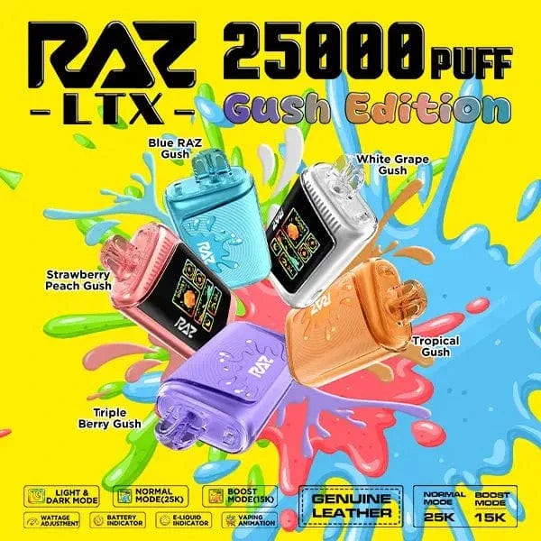 RAZ Disposable Vape RAZ LTX DC25000 Disposable Vape (0% & 5%, 25000 Puffs)