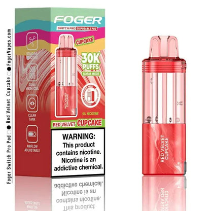 Foger Switch Pro 30K Disposable Pod (Requires Vape for Use)