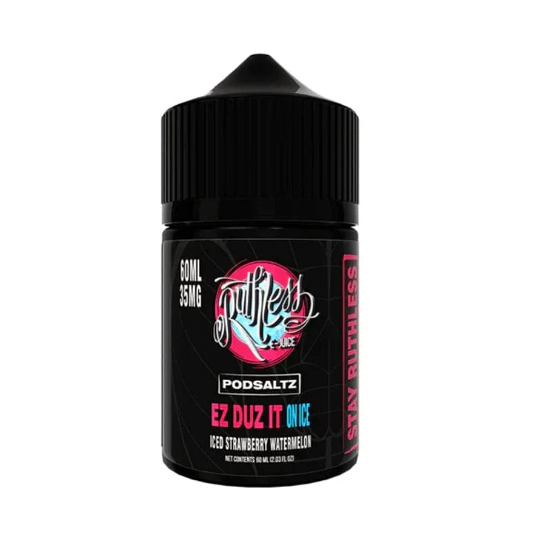 Ruthless Juice 35mg Ruthless Nicotine Alternative Salt Ez Duz It on Ice 60ml