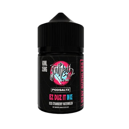 Ruthless Juice 35mg Ruthless Nicotine Alternative Salt Ez Duz It on Ice 60ml