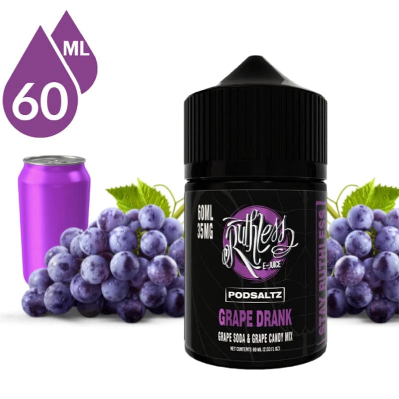 Ruthless Juice 35mg Ruthless Nicotine Alternative Salt Grape Drank 60ml