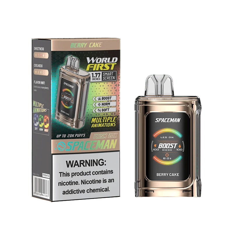 SMOK Spaceman Prism 20K Disposable Vape  Berry Cake Flavor