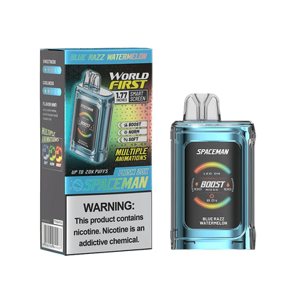 SMOK Spaceman Prism 20K Disposable Vape Blue Razz Watermelon Flavor