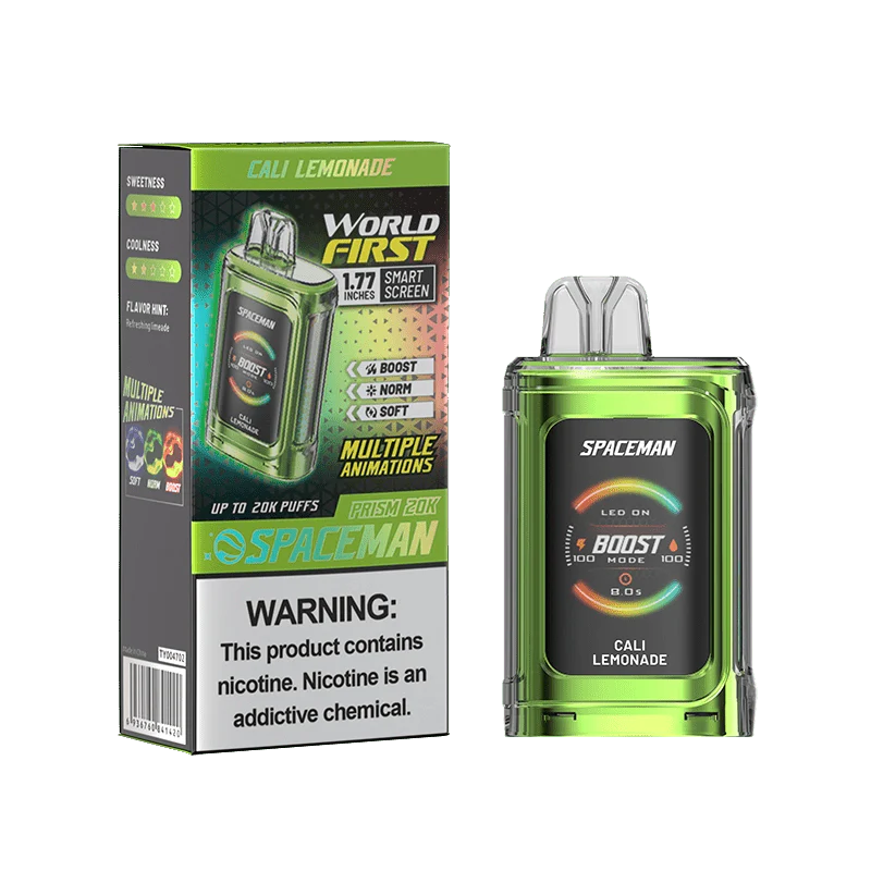 SMOK Spaceman Prism 20K Disposable Vape Cali Lemonade Flavor
