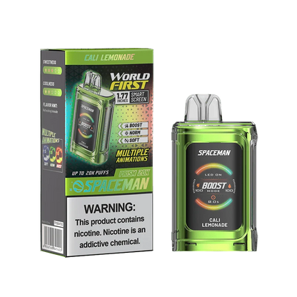 SMOK Spaceman Prism 20K Disposable Vape Cali Lemonade Flavor