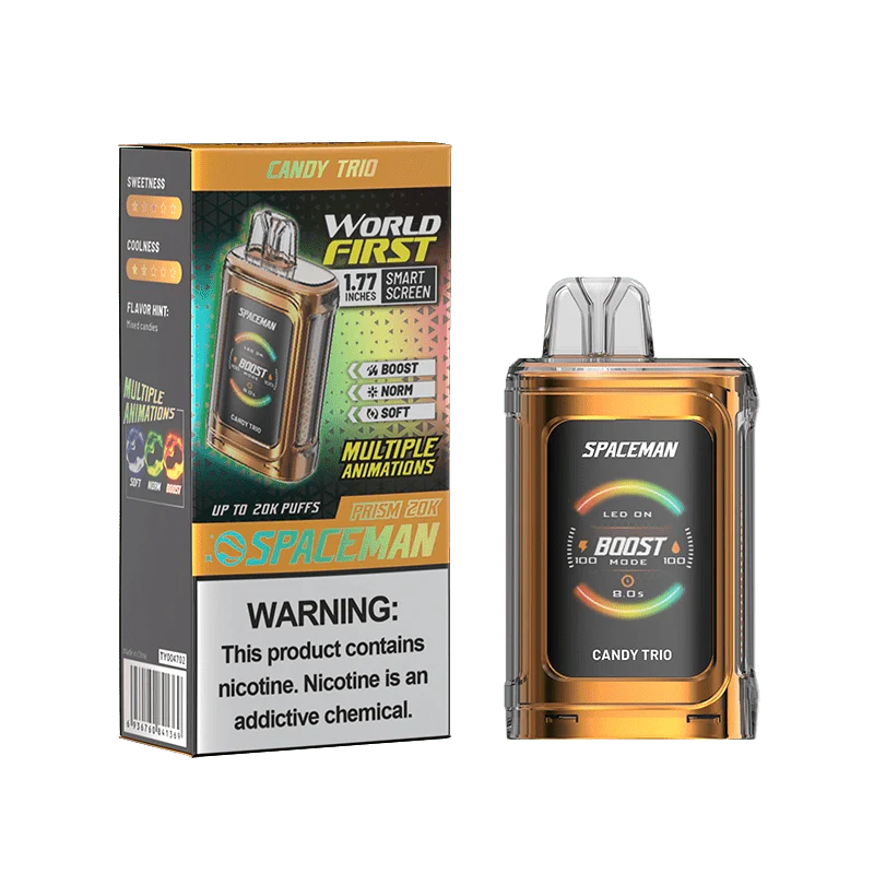 SMOK Spaceman Prism 20K Disposable Vape Candy Trio Flavor