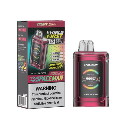 SMOK Spaceman Prism 20K Disposable Vape Cherry Bomb Flavor