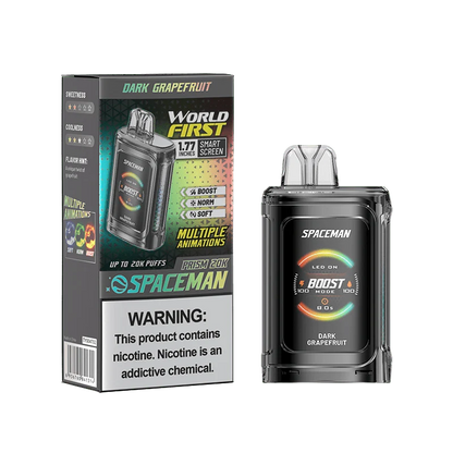 SMOK Spaceman Prism 20K Disposable Vape Dark Grapefruit Flavor