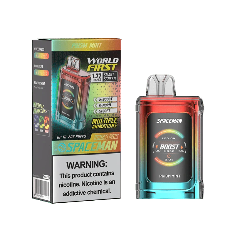 SMOK Spaceman Prism 20K Disposable Vape Prism Mint Flavor