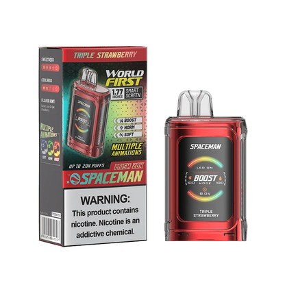 SMOK Spaceman Prism 20K Disposable Vape Traiple Strawberry Flavor