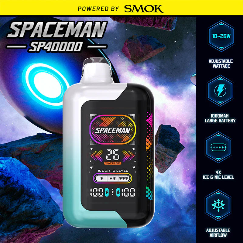 Smok spaceman disposable vape sp40000 40k puff