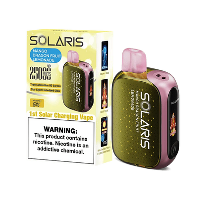 Solaris Disposable Vape Solaris 25K Disposable Vape (5%, 25000 Puffs)