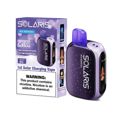Solaris Disposable Vape Solaris 25K Disposable Vape (5%, 25000 Puffs)