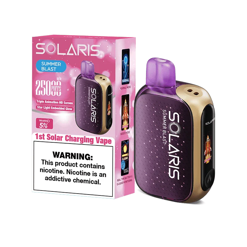 Solaris disposable vape solaris 25k disposable vape summer blast