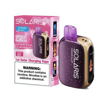 Solaris Disposable Vape Solaris 25K Disposable Vape (5%, 25000 Puffs)