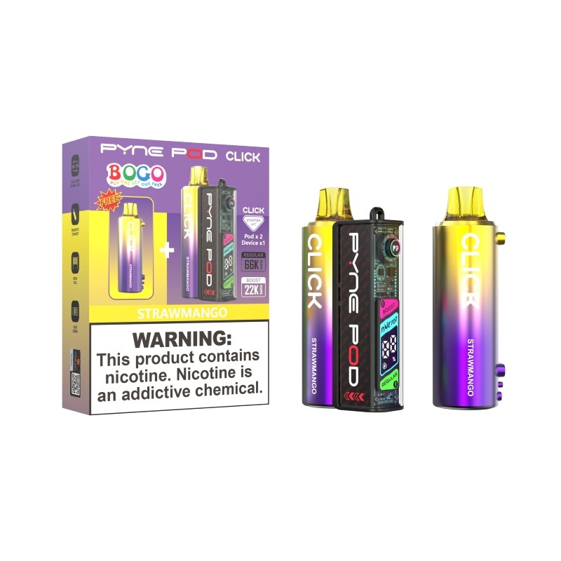 Pyne Pod Click 66K Disposable Vape Kit