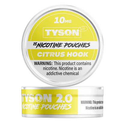 Tyson Cigarette Solutions 10mg / Citrus Hook Tyson 2.0 Nicotine Pouches
