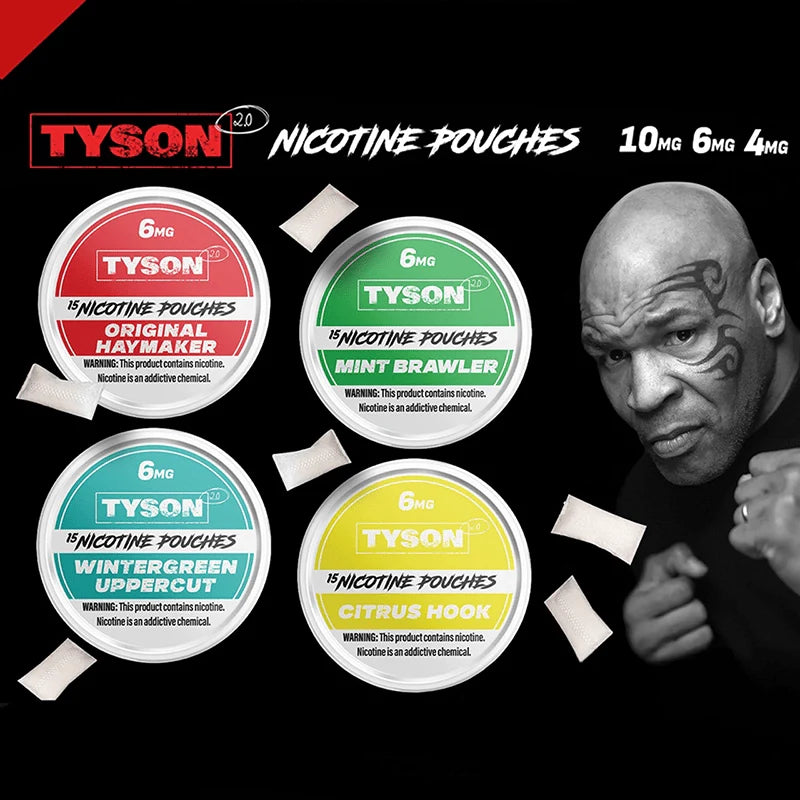 Tyson Cigarette Solutions Tyson 2.0 Nicotine Pouches