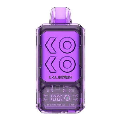 Uwell Caliburn Bar S18000 Disposable Vape Grape Ice Flavor