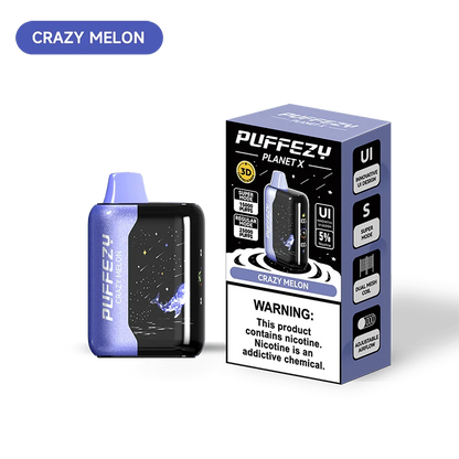 VAPGO BAR Disposable Vape VAPGO PUFFEZY Planet X 25000 Disposable Vape (5%, 25000 Puffs)